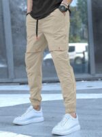 Cargo Cotton Pants.Cargos for Men.Track Pant for Men.Oversize Cargo Trouser.Men's Oversized Cargo Utility Joggers.Multi Poket pent.