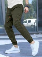 Cargo Cotton Pants.Cargos for Men.Track Pant for Men.Oversize Cargo Trouser.Men's Oversized Cargo Utility Joggers.Multi Poket pent.