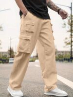 Cargo Cotton Pants.Cargos for Men.Track Pant for Men.Oversize Cargo Trouser.Men's Oversized Cargo Utility Joggers.Multi Poket pent
