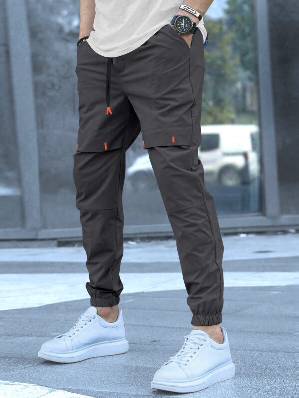 Cargo Cotton Pants in Sky and Grey.Cargos for Men.Track Pant for Boys amd Men.Oversize Cargo Trouser.Men's Oversized Cargo Utility Joggers.Multi Poket pent.