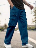 Cargo Cotton Pants.Cargos for Men.Track Pant for Men.Oversize Cargo Trouser.Men's Oversized Cargo Utility Joggers.Multi Poket pent