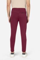 Formal Stretchable Maroon Pant with Expandable Waist for Men. Regular Fit, Flat Front, Premium Lycra Fabric Pants for Office, Party and Casual Wear