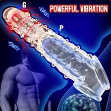 1🔥 Bigger. Harder. Wilder. 🔥 💦 The Explosive Vibrating Wolf-Tooth Crystal Sleeve 💦