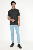 Sky Lycra Stretchable Formal Slim Fit  Trouser Pant