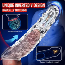 1🔥 Bigger. Harder. Wilder. 🔥 💦 The Explosive Vibrating Wolf-Tooth Crystal Sleeve 💦